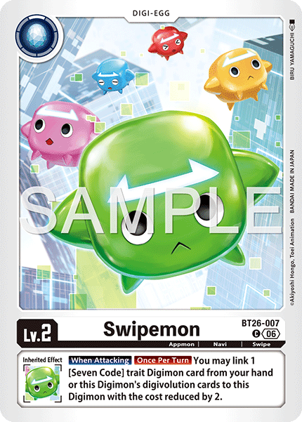 (Pre-order 28/08/2026) Swipemon (BT26-007) Common