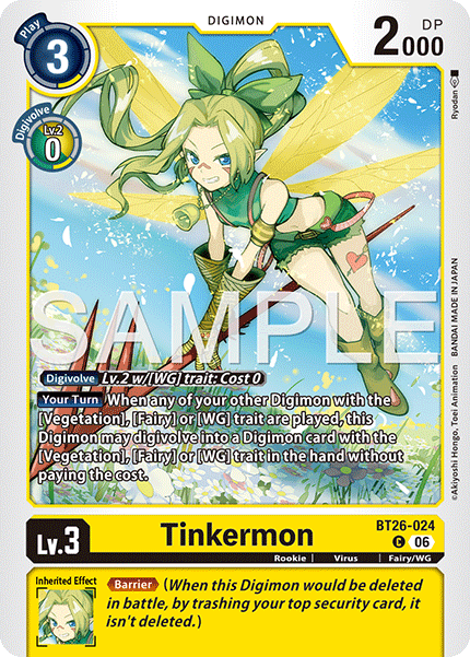 (Pre-order 28/08/2026) Tinkermon (BT26-024) Common
