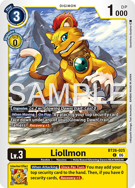 (Pre-order 28/08/2026) Liollmon (BT26-025) Common