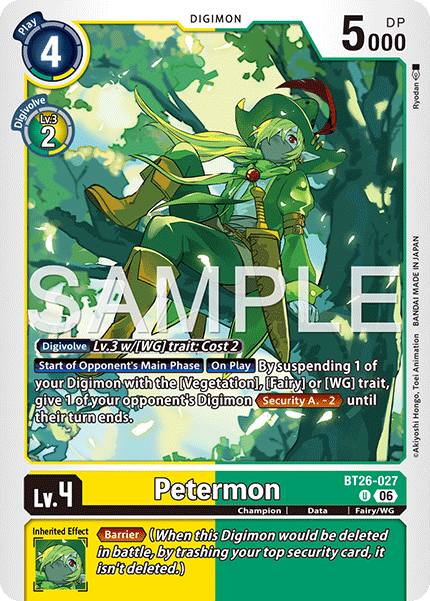 (Pre-order 28/08/2026) Petermon (BT26-027) Uncommon