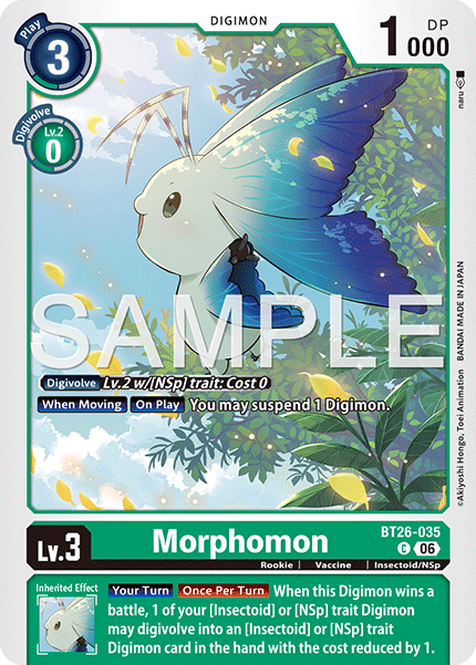 (Pre-order 28/08/2026) Morphomon (BT26-035) Common