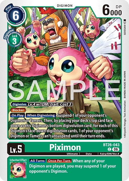 (Pre-order 28/08/2026) Piximon (BT26-043) Common