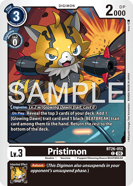 (Pre-order 28/08/2026) Pristimon (BT26-052) Common