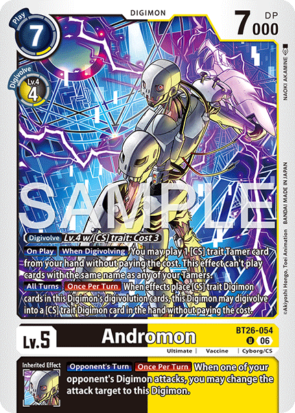 (Pre-order 28/08/2026) Andromon (BT26-054) Uncommon