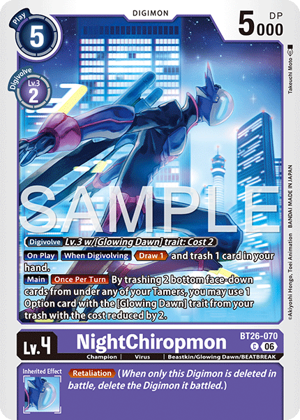 (Pre-order 28/08/2026) NightChiropmon (BT26-070) Common
