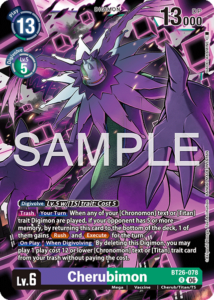 (Pre-order 28/08/2026) Cherubimon (BT26-078) Rare