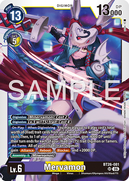 (Pre-order 28/08/2026) Mervamon (BT26-081) Super Rare