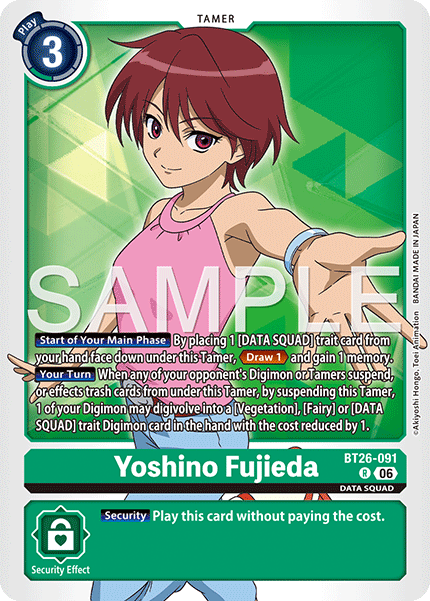 (Pre-order 28/08/2026) Yoshino Fujieda (BT26-091) Rare