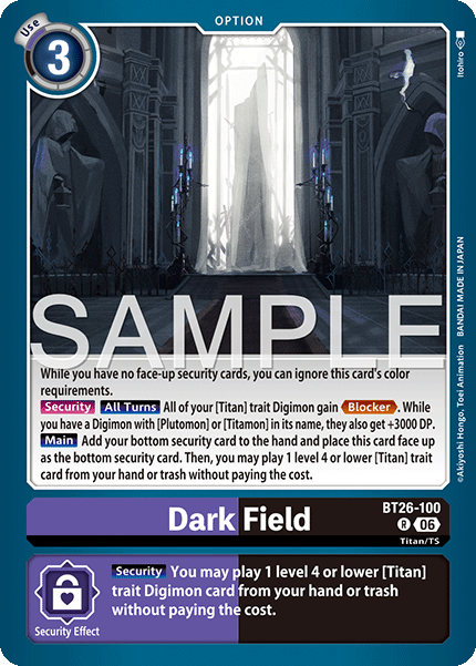 (Pre-order 28/08/2026) Dark Field (BT26-100) Rare