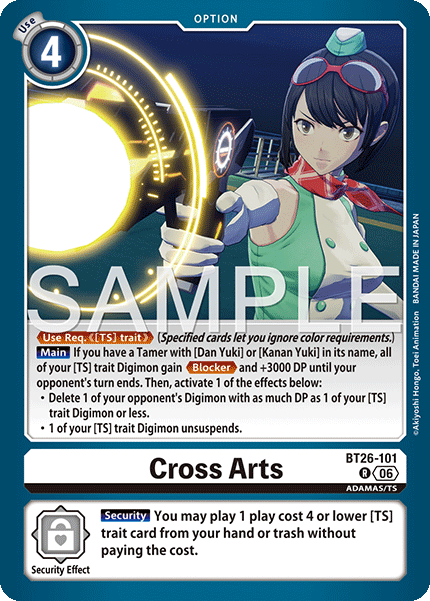 (Pre-order 28/08/2026) Cross Arts (BT26-101) Rare
