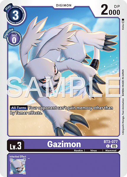 Gazimon (BT3-077) Digimon Generation [AD01]
