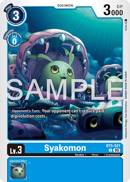 Syakomon (BT5-021) Digimon Generation [AD01]