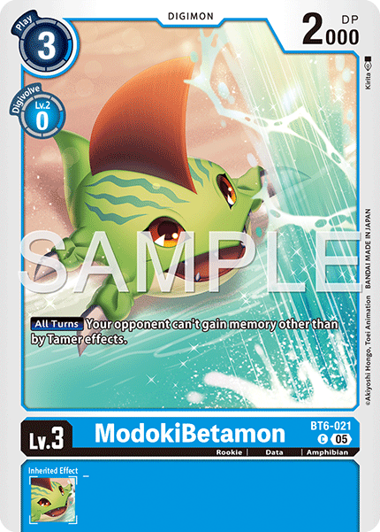 ModokiBetamon (BT6-021) Digimon Generation [AD01]