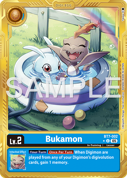 Bukamon (BT7-002) Digimon Generation [AD01] Gold
