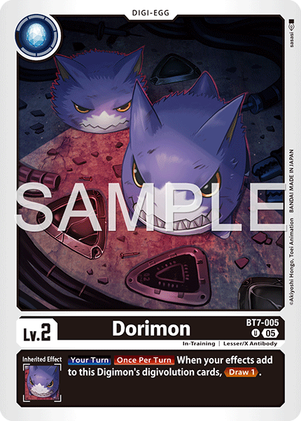 (Pre-order 27/03/2026) Dorimon (BT7-005) Digimon Generation [AD01]