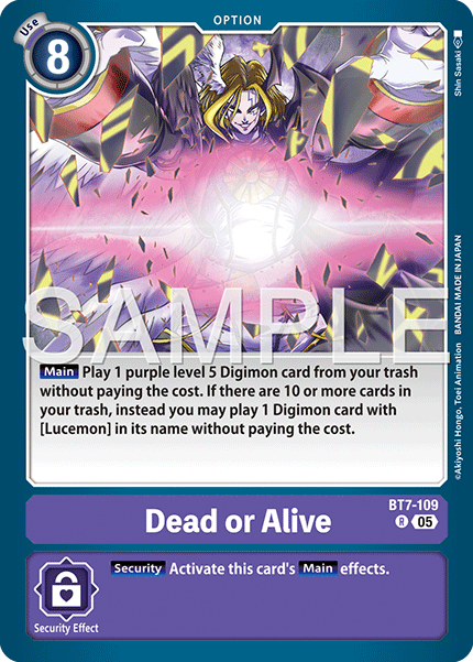 Dead or Alive (BT7-109) Digimon Generation [AD01]