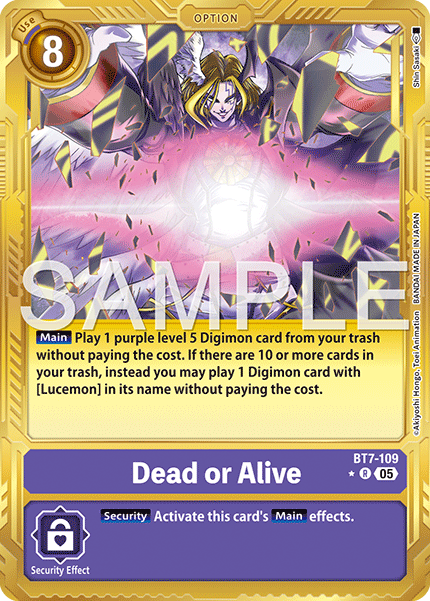 Dead or Alive (BT7-109) Digimon Generation [AD01] Gold