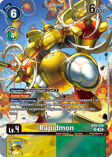 Rapidmon (BT8-039) Alternative Art ST17