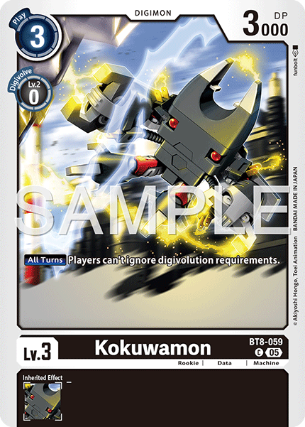 Kokuwamon (BT8-059) Digimon Generation [AD01]