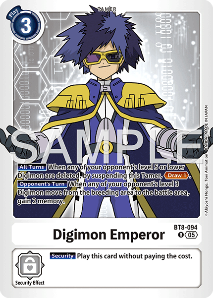 (Pre-order 27/03/2026) Digimon Emperor (BT8-094) Digimon Generation [AD01]