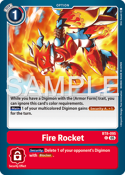 Fire Rocket (BT8-095) Digimon Generation [AD01]