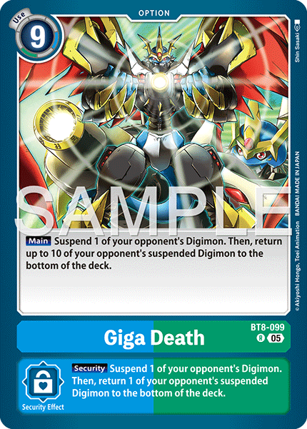 Giga Death (BT8-099) Digimon Generation [AD01]