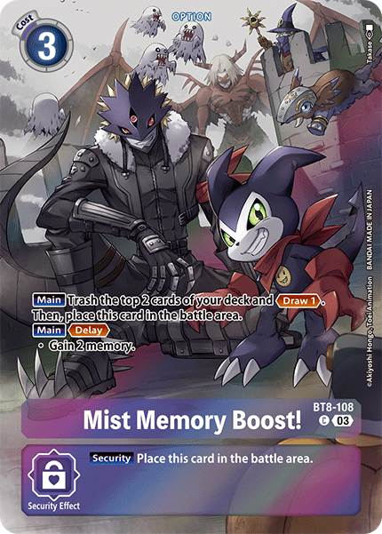 Mist Memory Boost! (BT8-108) Alternative Art ST17