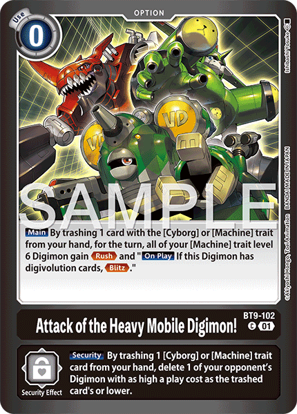 (Pre-order 28/08/2026) Attack of the Heavy Mobile Digimon! (BT9-102) Final Crest (LM08)