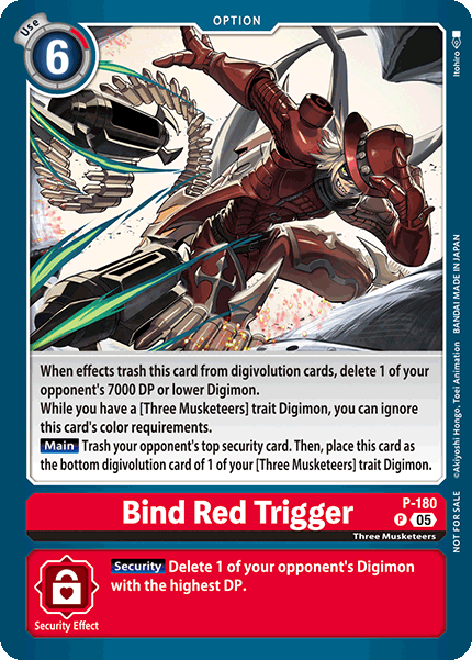 Bind Red Trigger (P-180) (Store Tournament 2025 Vol. 2 Participation Pack)
