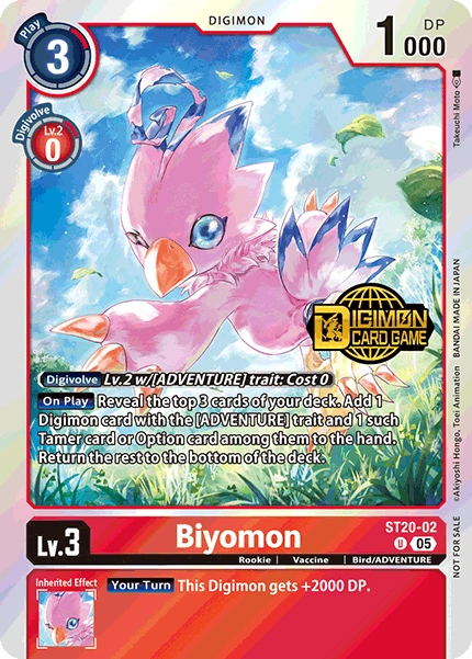Biyomon (ST20-02) Uncommon (Welcome Tamers Pack)