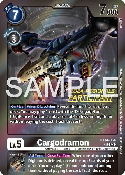 Cargodramon (BT14-064) (2024 Regionals Participant)