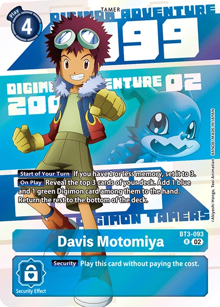 Davis Motomiya (BT3-093) 25th Anniversary Set [PB20]
