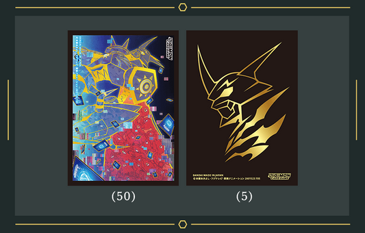 Deck (50 pcs) sleeves & Digi-Egg Sleeves (5 pcs) Rise of Digimon [PB21]