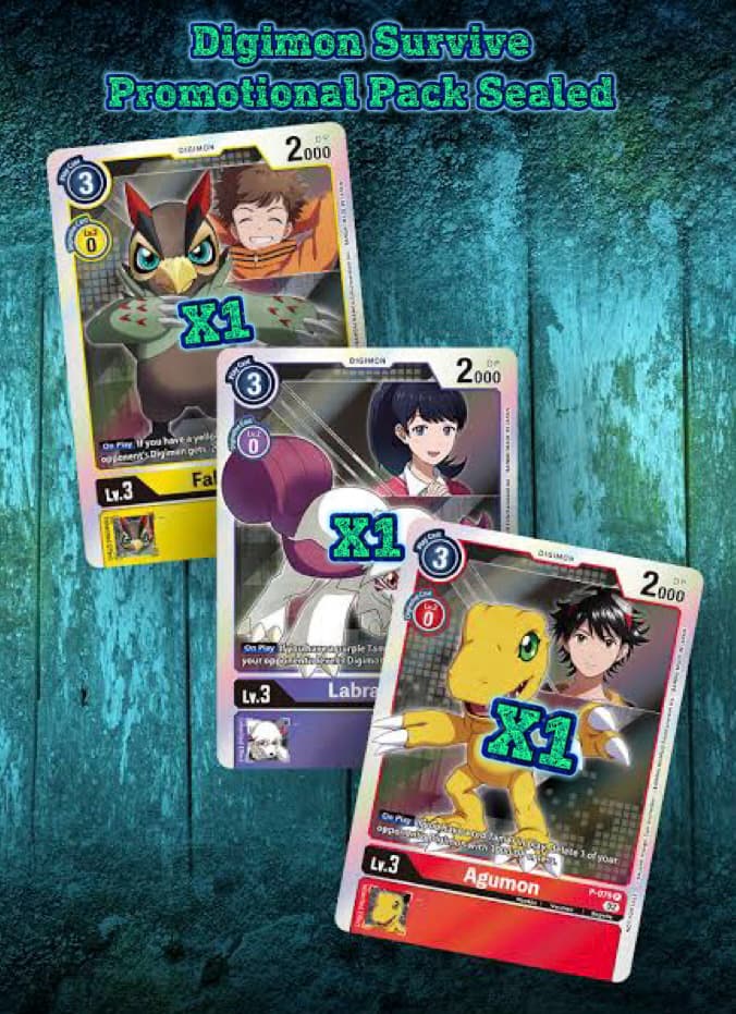 Digimon Survive Promotional Pack Sealed