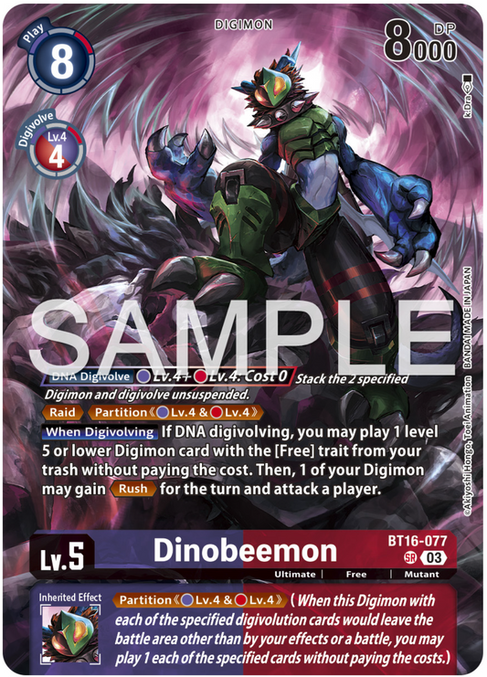 (Pre-order 27/03/2026) Dinobeemon (BT16-077) Another Knight [LM07]