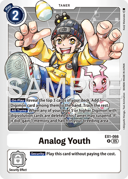 (Pre-order 27/03/2026) Analog Youth (EX1-066) Digimon Generation [AD01]