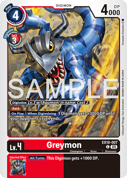 Greymon (EX10-007) Common