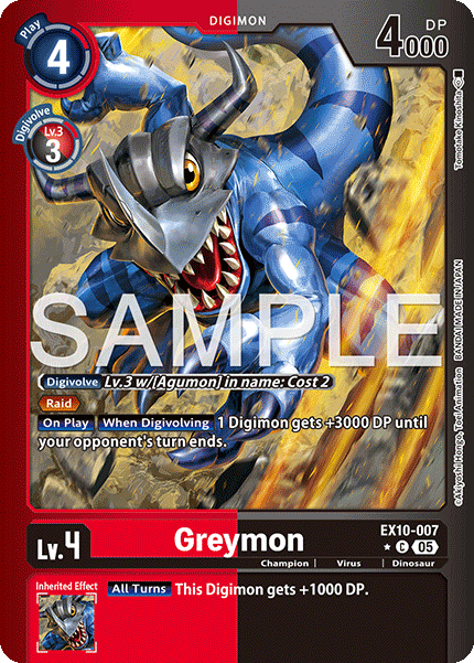 Greymon (EX10-007) Limited Common