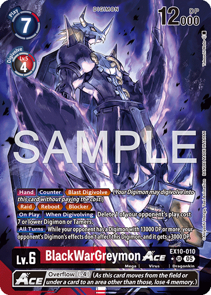 BlackWarGreymon ACE (EX10-010) Alternative Art