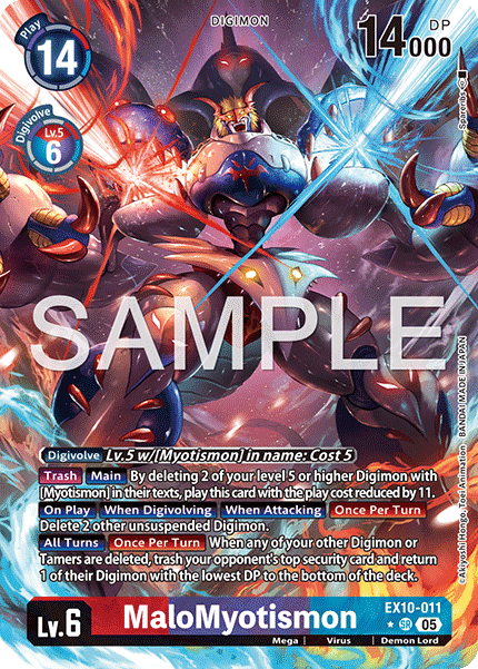 MaloMyotismon (EX10-011) Alternative Art
