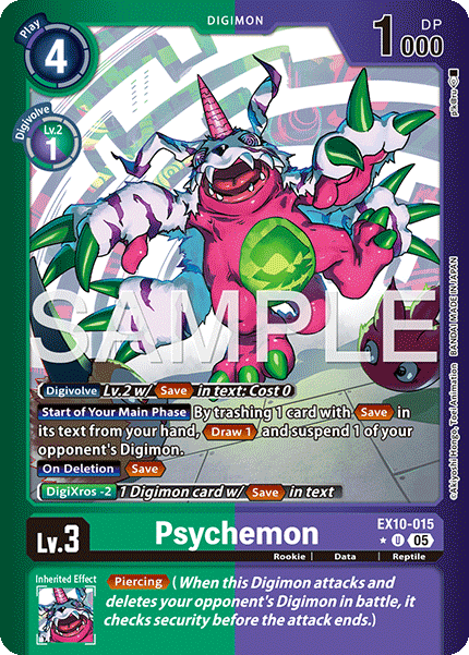 Psychemon (EX10-015) Limited Uncommon