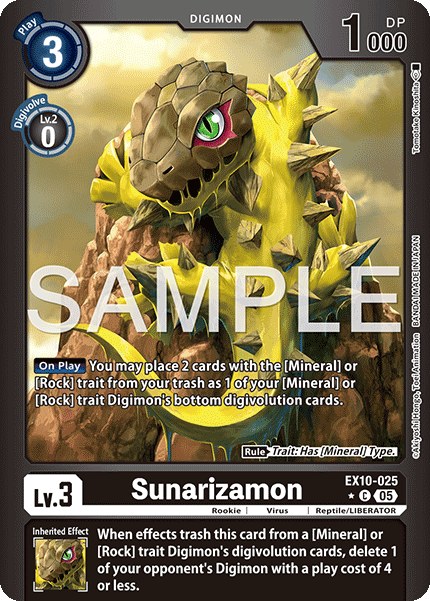 Sunarizamon (EX10-025) Limited Common