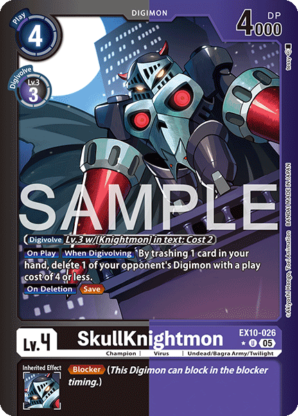 SkullKnightmon (EX10-026) Limited Uncommon
