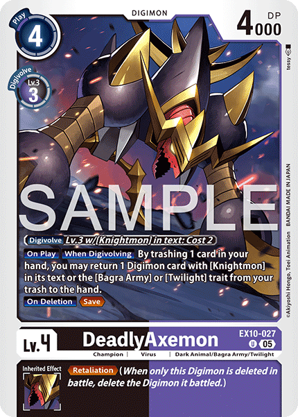 DeadlyAxemon (EX10-027) Uncommon