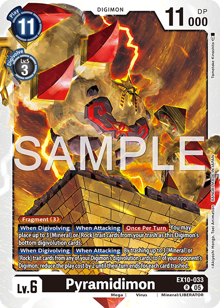 Pyramidimon (EX10-033) Rare