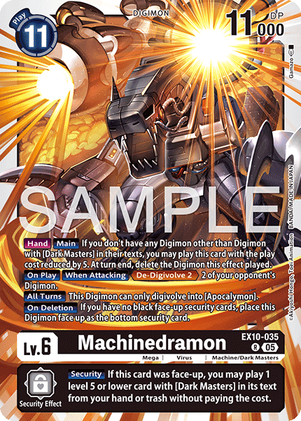 Machinedramon (EX10-035) Rare