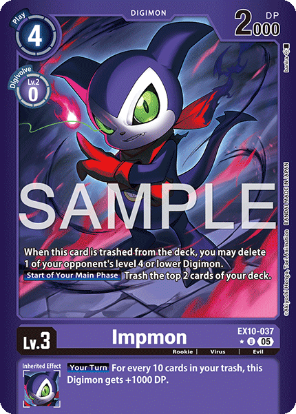 Impmon (EX10-037) Limited Uncommon
