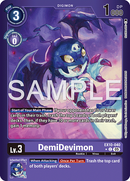 DemiDevimon (EX10-040) Limited Common