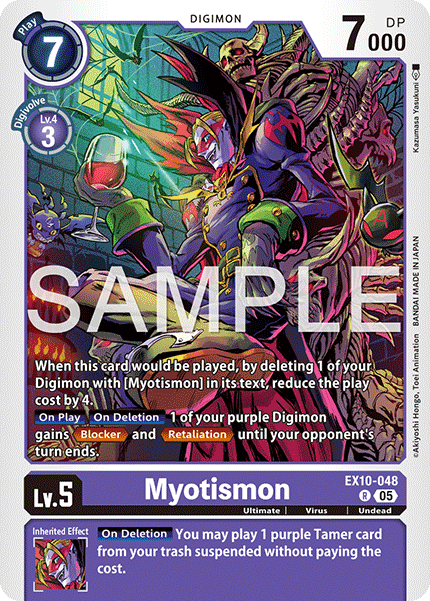 Myotismon (EX10-048) Rare