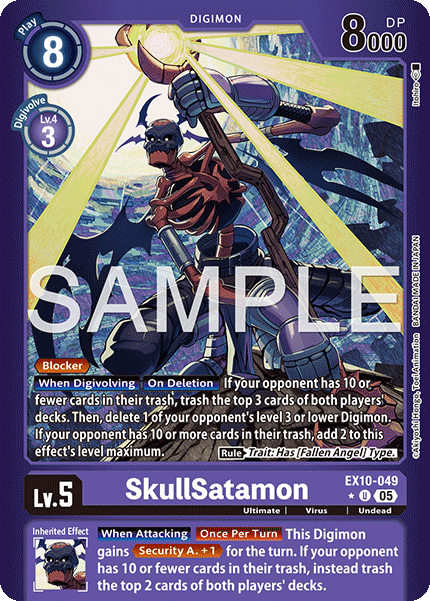 SkullSatamon (EX10-049) Limited Uncommon